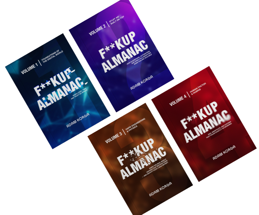 The Fuckup Almanac Overview